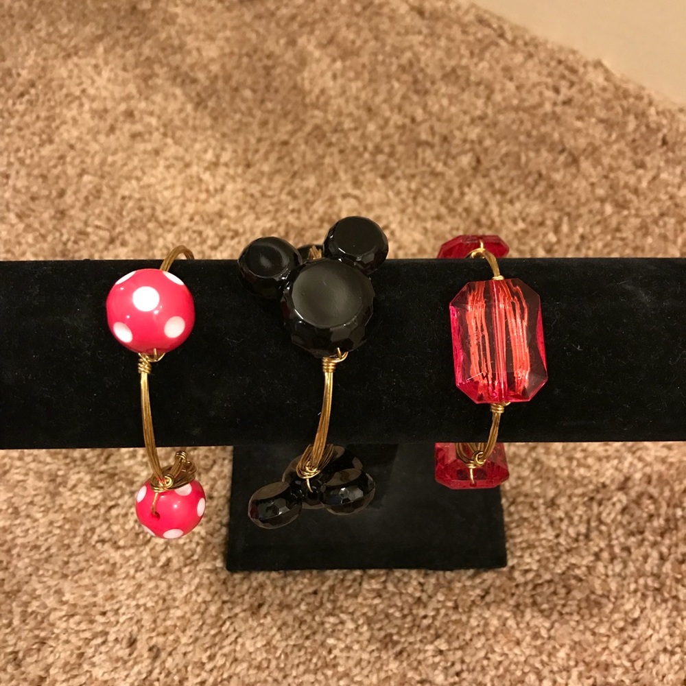 Set off 3 New Minnie Mouse bangles